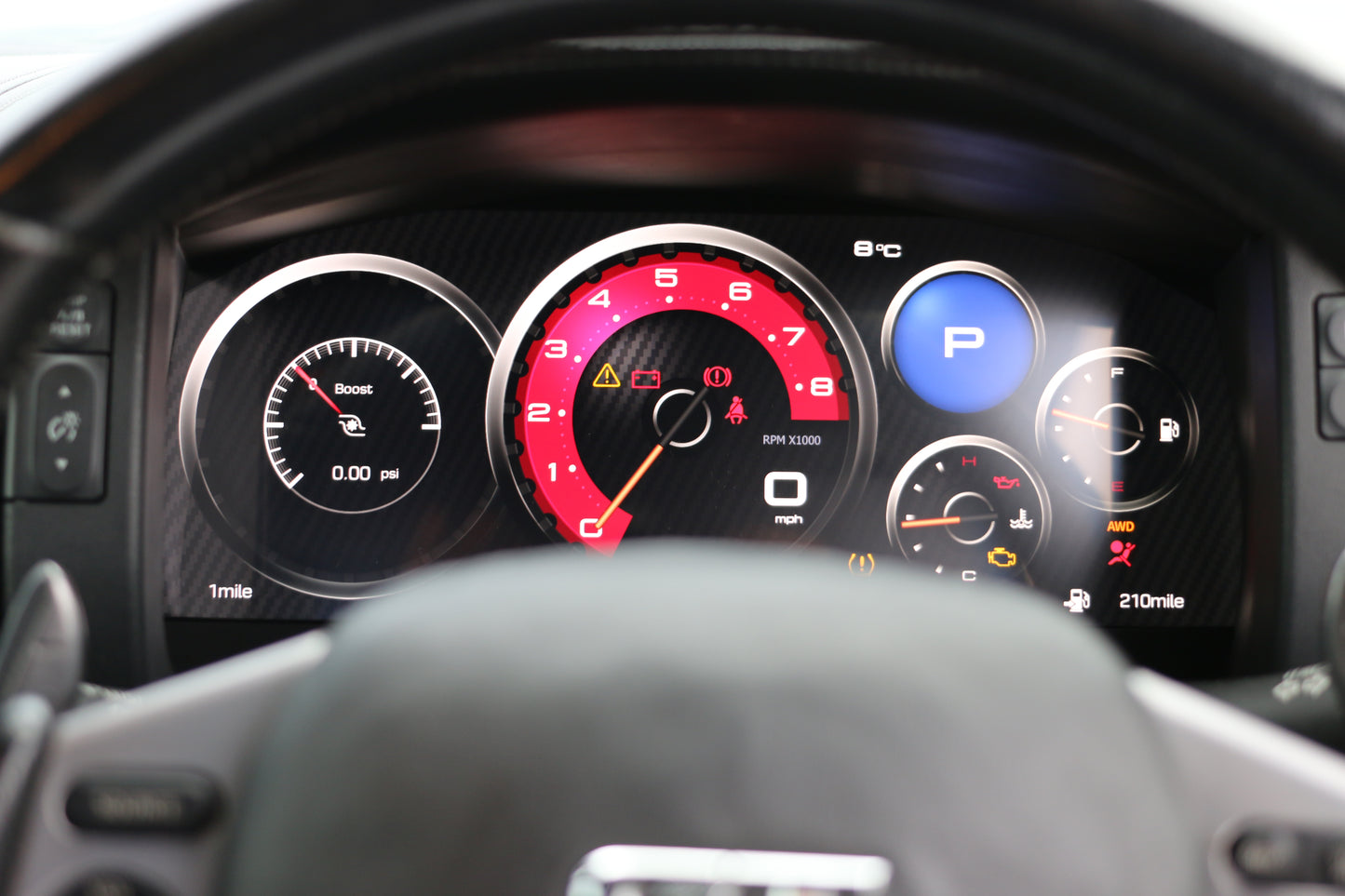 Nissan GTR R35 VMount Digital Dash CarPlay Android Auto Virtual Cockpit
