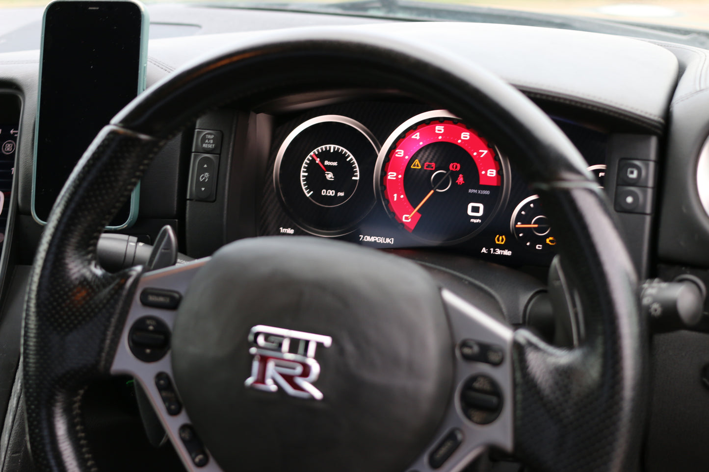 Nissan GTR R35 VMount Digital Dash CarPlay Android Auto Virtual Cockpit