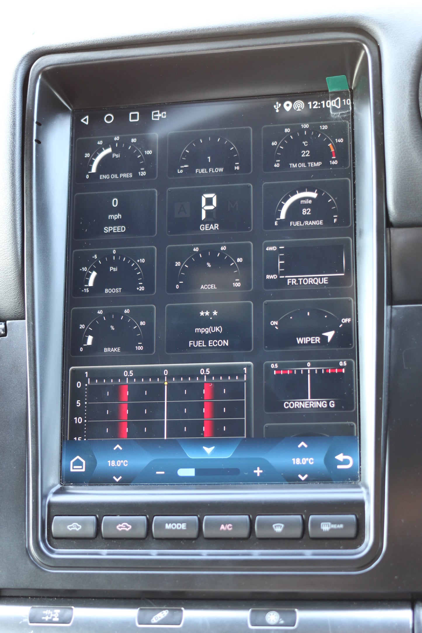 GTR R35 VMount 10 inch Screen