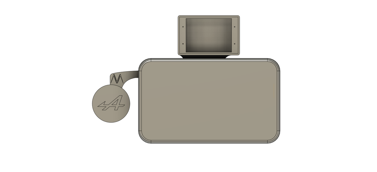 Alpine A110 MagSafe Phone Holder with Tractive Suspension Screen Holder