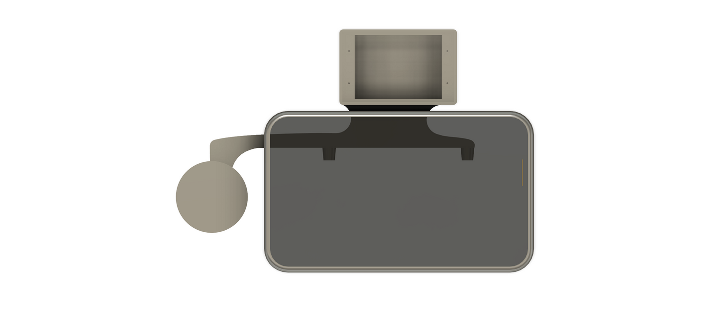 Alpine A110 MagSafe Phone Holder with Tractive Suspension Screen Holder