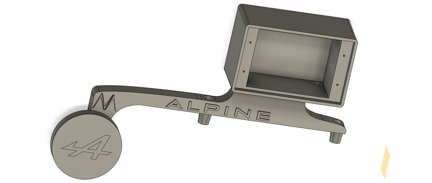Alpine A110 MagSafe Phone Holder with Tractive Suspension Screen Holder
