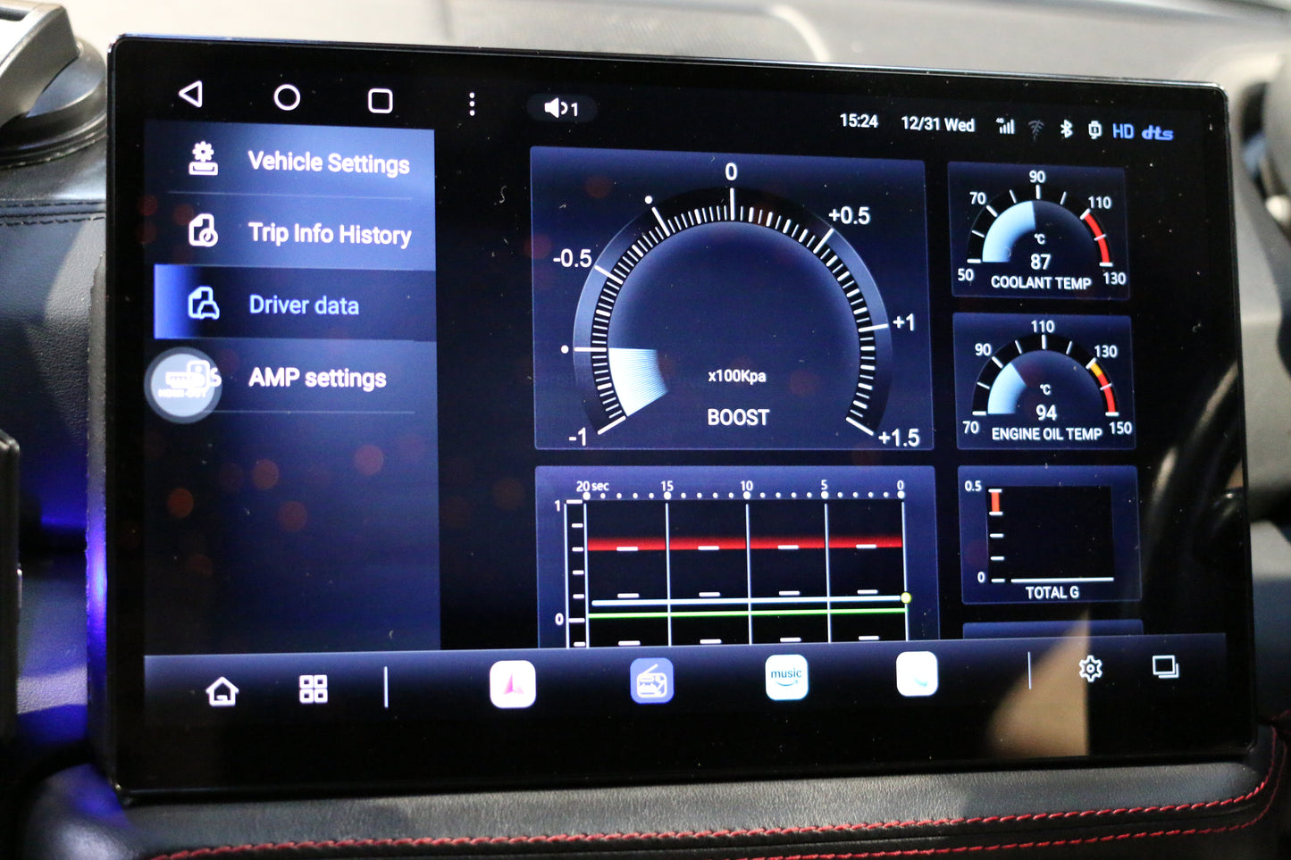 Nissan GTR EBA VMount Screen 2017-2025