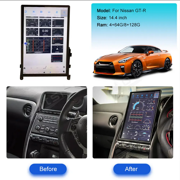 Nissan GTR 14.4 inch Screen (CBA DBA Models) Headunit