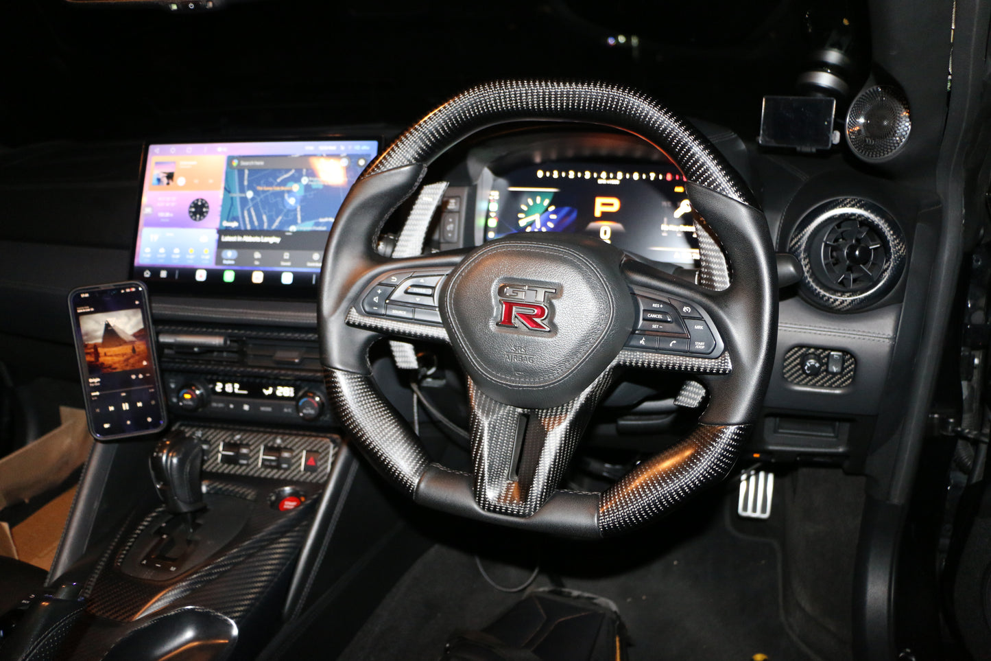 Nissan GTR EBA VMount Screen 2017-2025