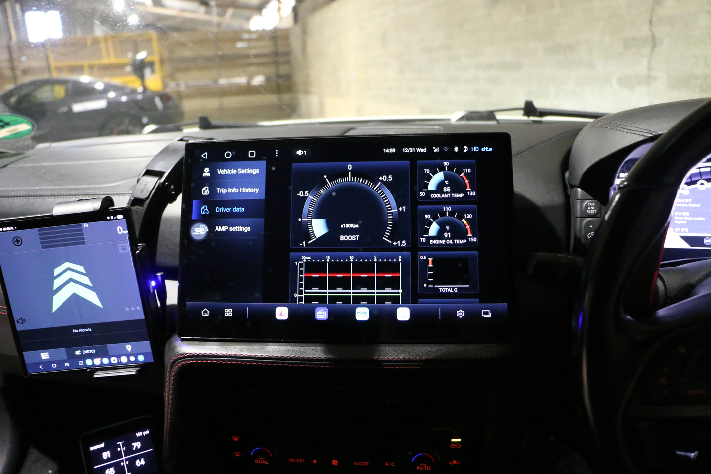 Nissan GTR EBA VMount Screen 2017-2025