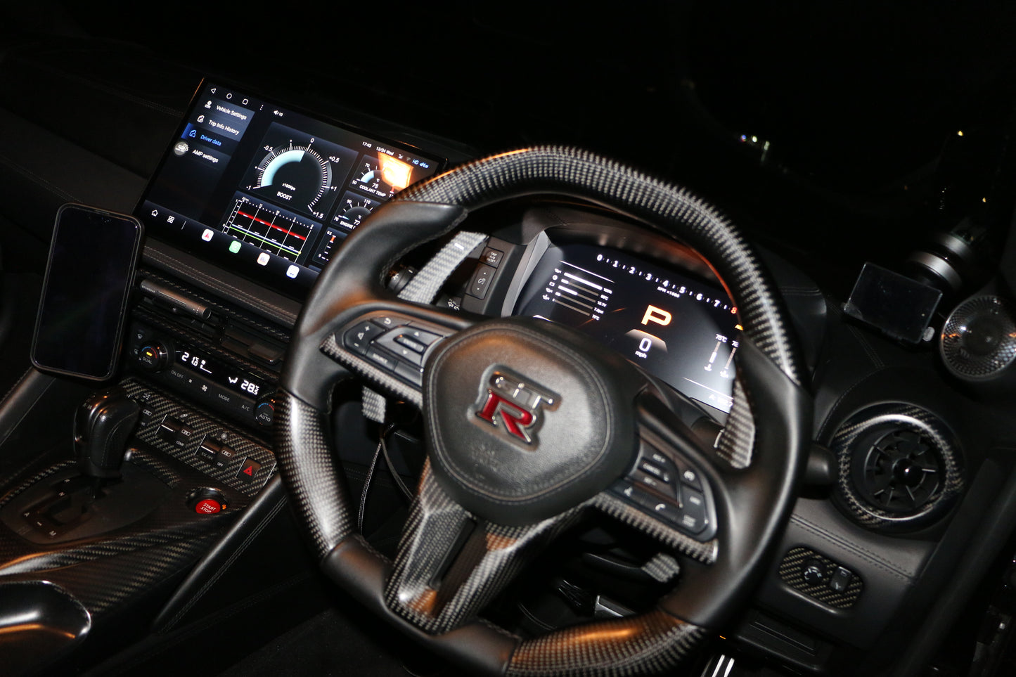 Nissan GTR EBA VMount Screen 2017-2025