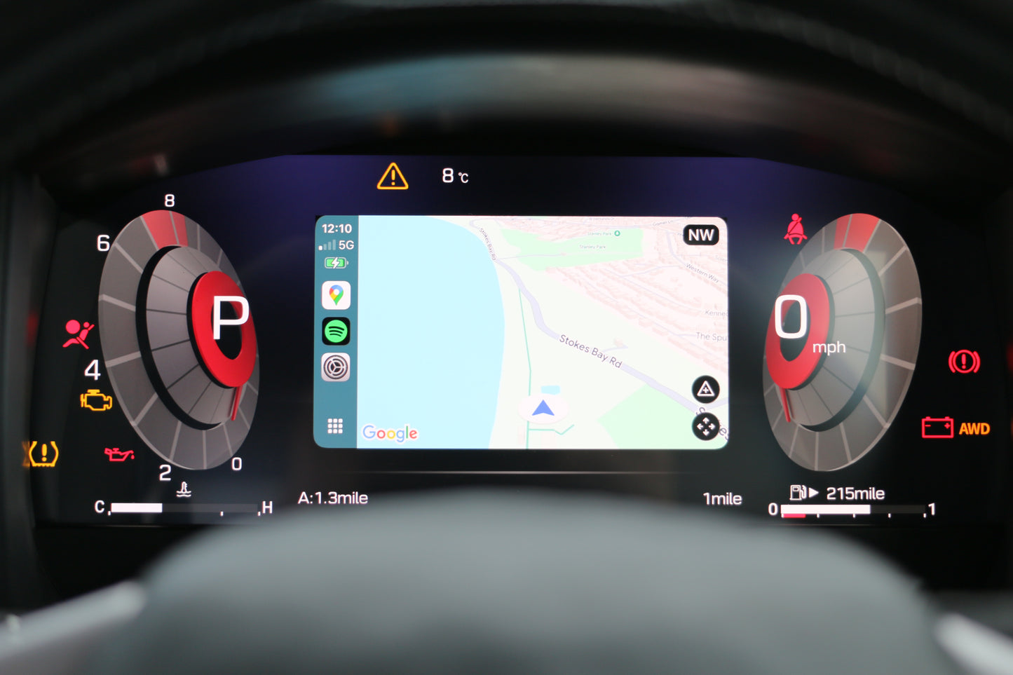 Nissan GTR R35 VMount Digital Dash CarPlay Android Miracast Virtual Cockpit