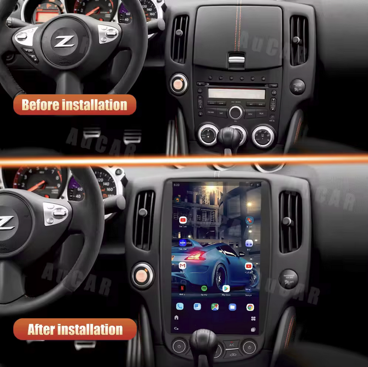 Nissan 370Z VMount Screen Headunit