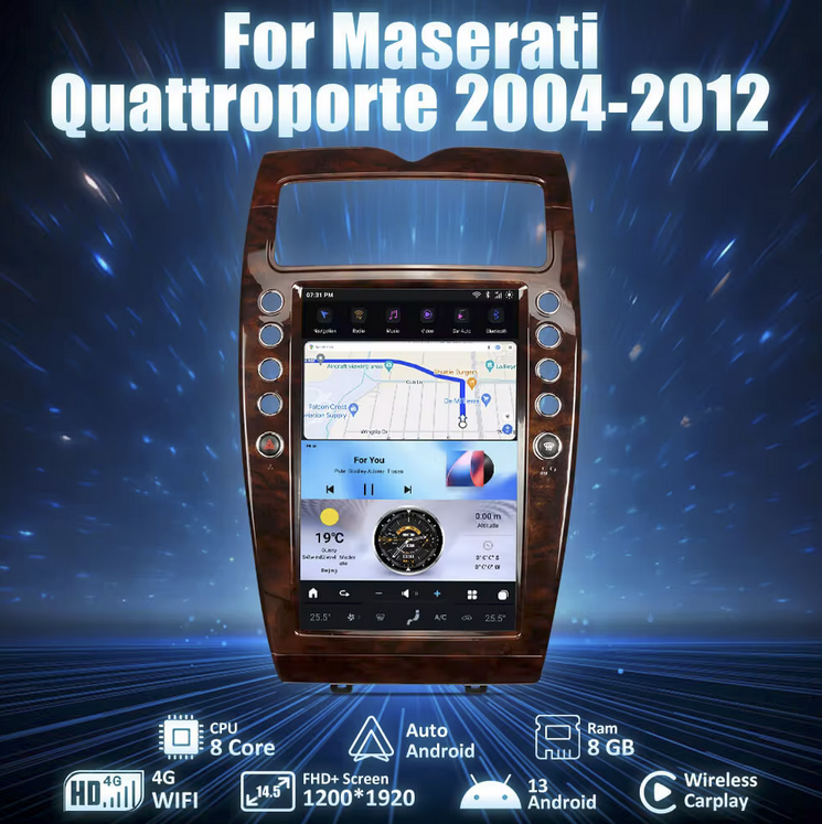 Maserati Quattroporte 14.5 inch Screen Headunit