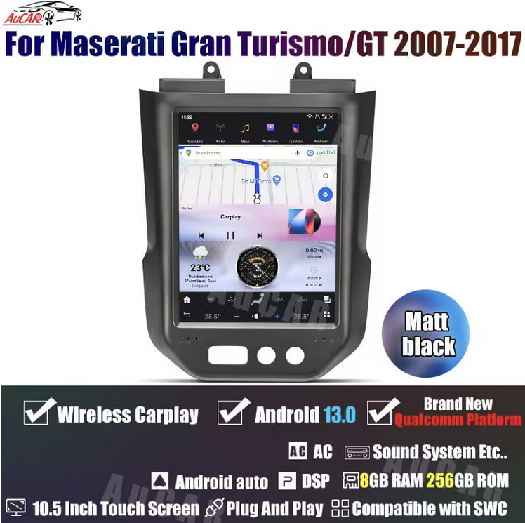 Maserati Granturismo 10.5 inch screen Headunit