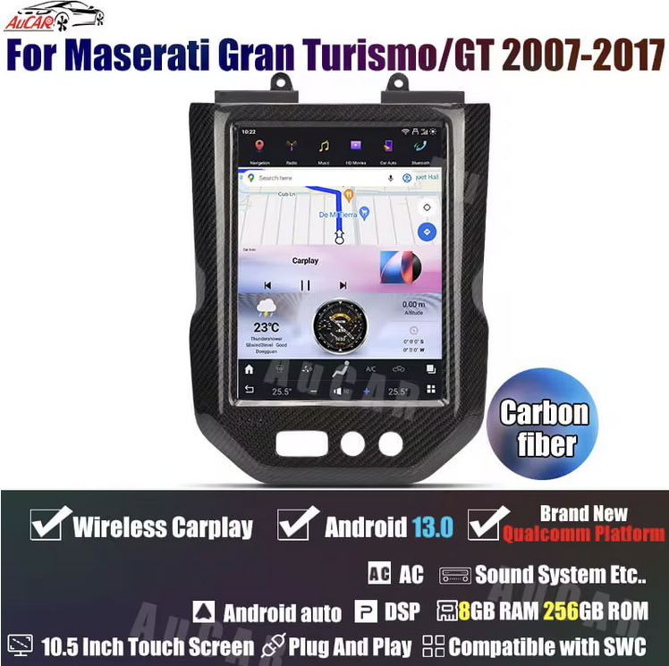 Maserati Granturismo 10.5 inch screen Headunit